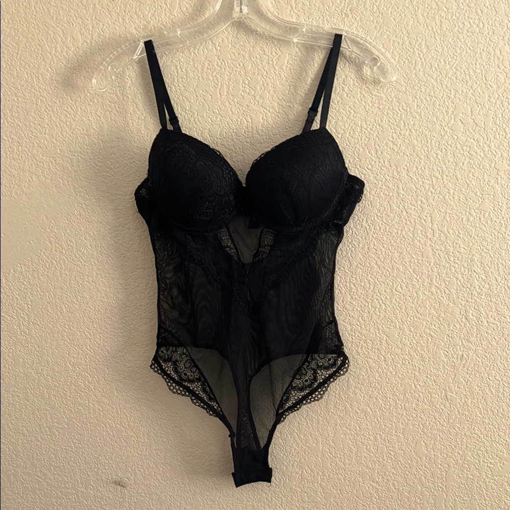 Lace Trimmed Bodysuit